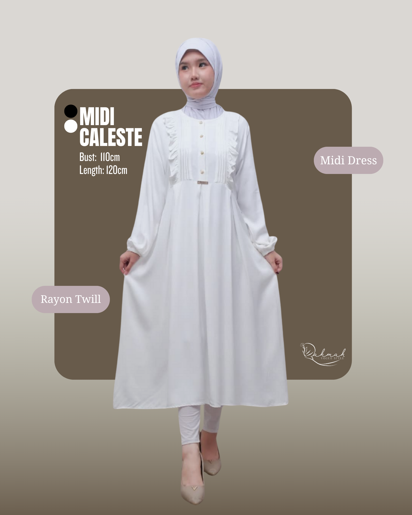 Caleste Midi Gamis