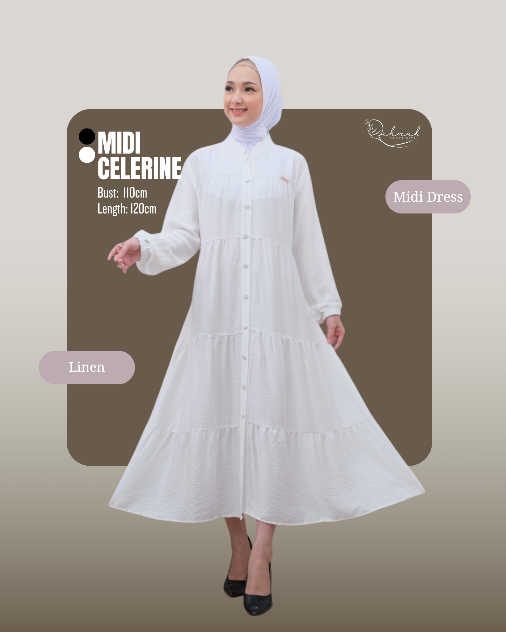 Celerine Midi Gamis