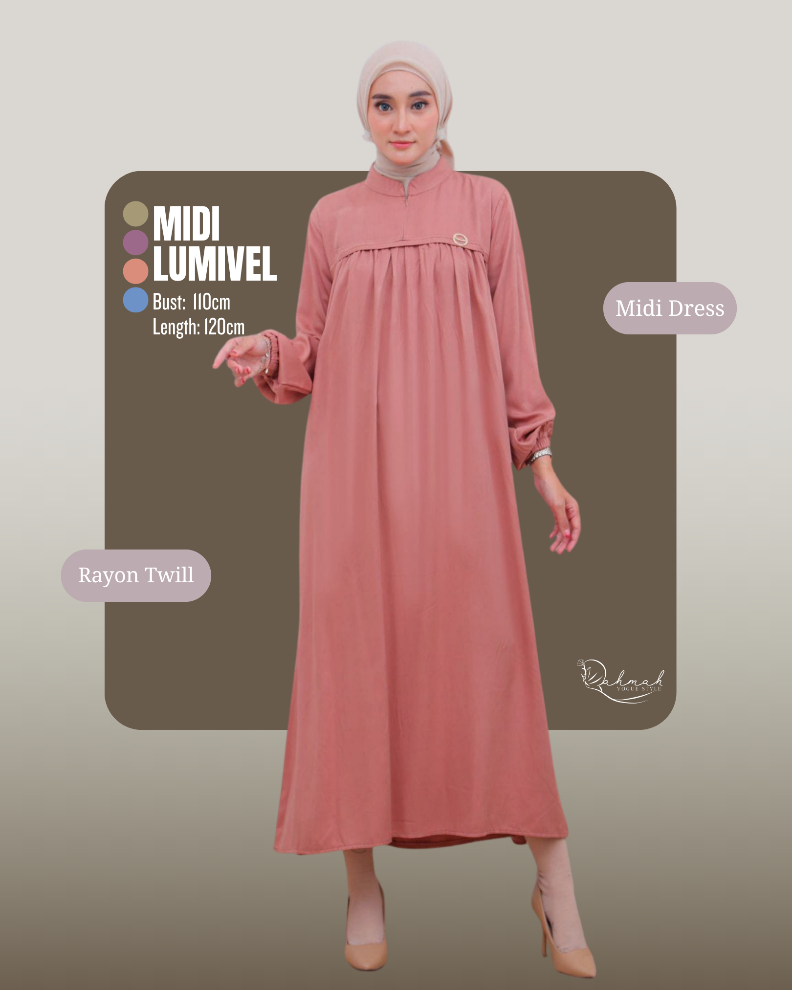 Lumivel Midi Gamis